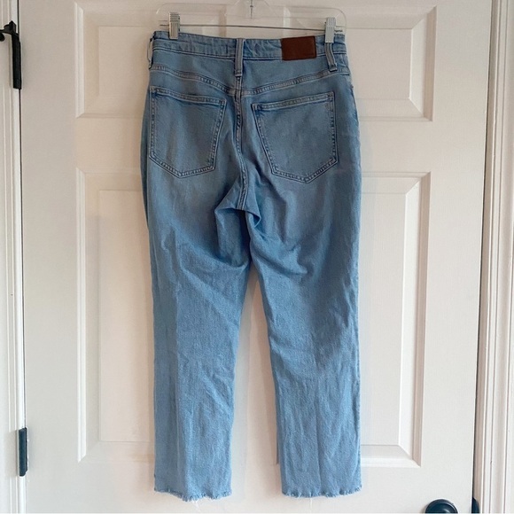 Madewell Womens  Curvy Perfect Vintage Hoye Wash Straight Jean 25P - Picture 5 of 8